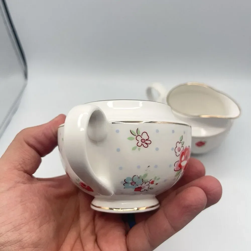 Grace Teaware Vintage Floral Creamers (2)